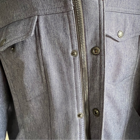 Levi's Trucker All Weather Water Resist Soft Shell Blue Denim Jacket Men’s XXL - Picture 13 of 14